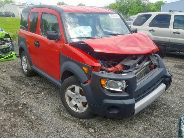 5J6YH18635L000164 - 2005 HONDA ELEMENT EX RED photo 1