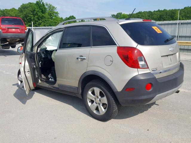 3GNAL2EK5ES513334 - 2014 CHEVROLET CAPTIVA LS ოქროსფერი ფოტო 3