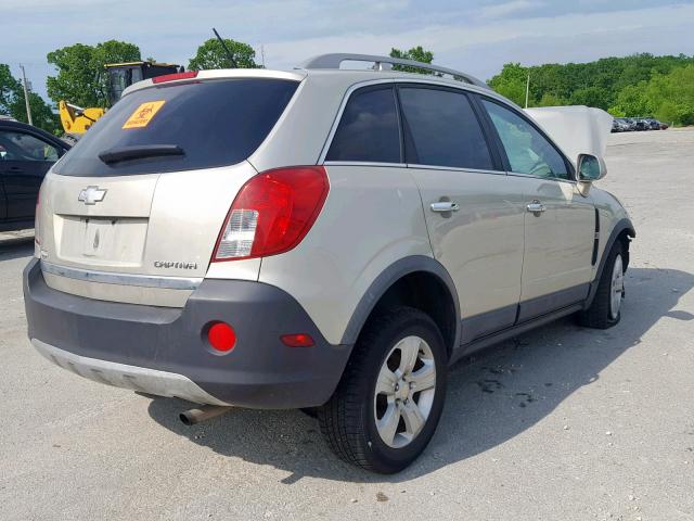 3GNAL2EK5ES513334 - 2014 CHEVROLET CAPTIVA LS ოქროსფერი ფოტო 4