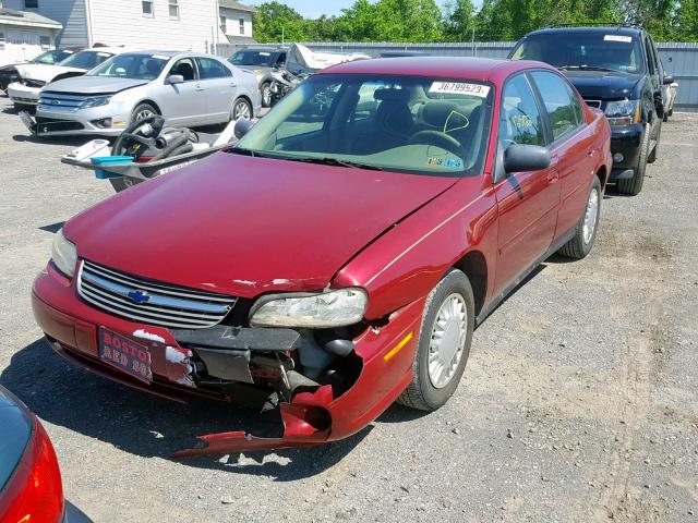 1G1ND52FX4M624310 - 2004 CHEVROLET CLASSIC BURGUNDY photo 2