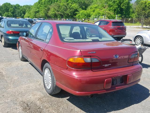 1G1ND52FX4M624310 - 2004 CHEVROLET CLASSIC BURGUNDY photo 3