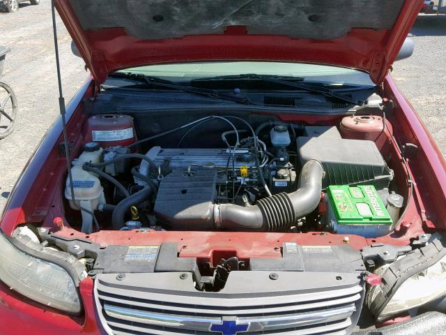 1G1ND52FX4M624310 - 2004 CHEVROLET CLASSIC BURGUNDY photo 7