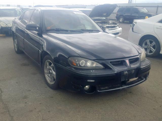 1G2NW52E42M554460 - 2002 PONTIAC GRAND AM G BLACK photo 1