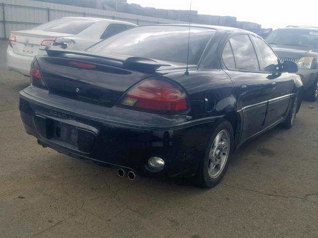 1G2NW52E42M554460 - 2002 PONTIAC GRAND AM G BLACK photo 4