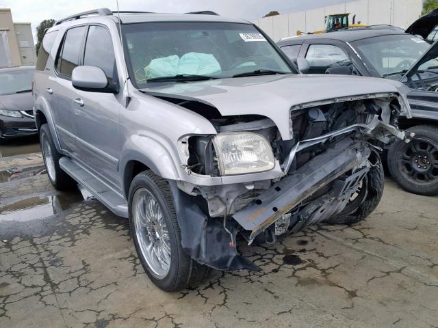 5TDBT48A71S005263 - 2001 TOYOTA SEQUOIA LI SILVER photo 1