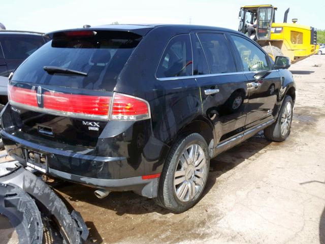 2LMDU88C69BJ05463 - 2009 LINCOLN MKX BLACK photo 4