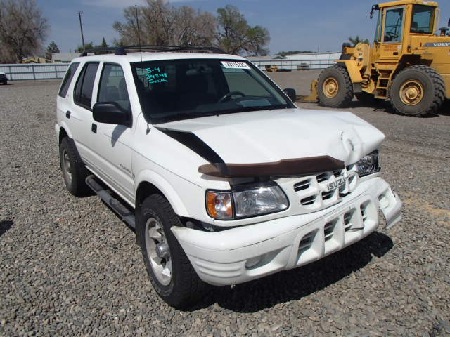 4S2DM58W014309218 - 2001 ISUZU RODEO S WHITE photo 1