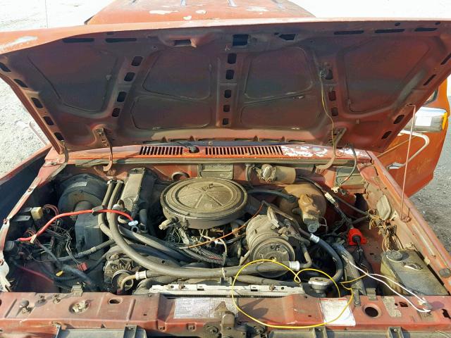 1FMBU14S6FUA05098 - 1985 FORD BRONCO II RED photo 7