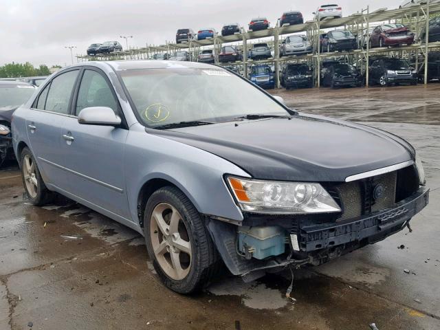 5NPEU46F96H133574 - 2006 HYUNDAI SONATA GLS BLUE photo 1