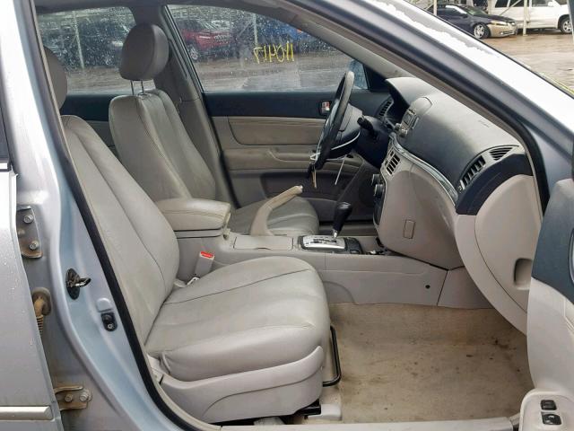 5NPEU46F96H133574 - 2006 HYUNDAI SONATA GLS BLUE photo 5