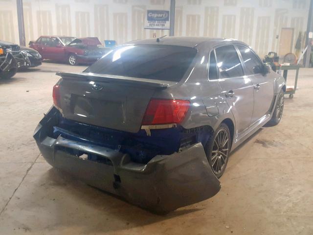 JF1GV7E65CG017626 - 2012 SUBARU IMPREZA WR GRAY photo 4