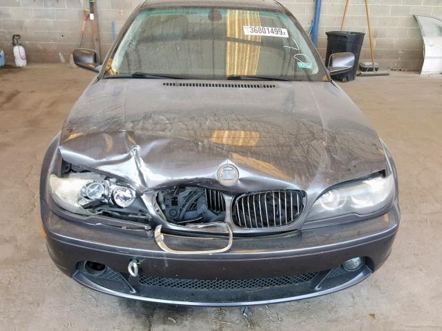 WBABD33415PL08500 - 2005 BMW 325 CI GRAY photo 7