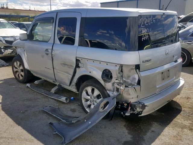 5J6YH189X7L014351 - 2007 HONDA ELEMENT SC SILVER photo 3