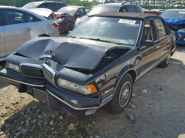 1G4AG55M3R6460218 - 1994 BUICK CENTURY SP BLACK photo 2