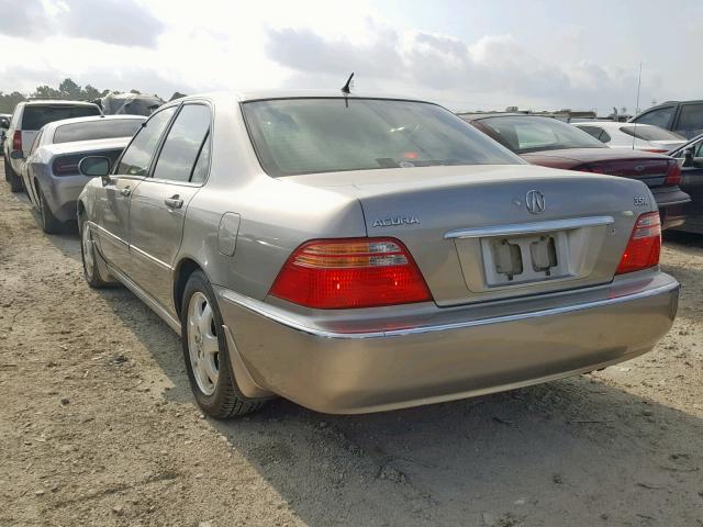 JH4KA96602C008394 - 2002 ACURA 3.5RL TAN photo 3