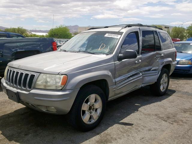 1J4GX58N81C637316 - 2001 JEEP GRAND CHER BEIGE photo 2