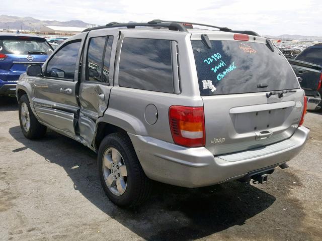 1J4GX58N81C637316 - 2001 JEEP GRAND CHER BEIGE photo 3