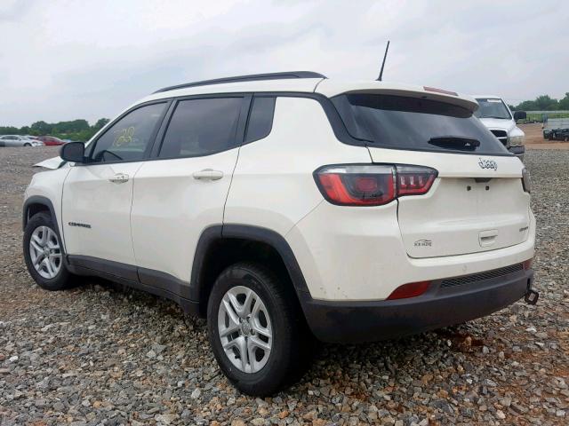 3C4NJCAB1JT488707 - 2018 JEEP COMPASS SP 白色 照片 3