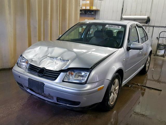 3VWSK69M93M039695 - 2003 VOLKSWAGEN JETTA GLS SILVER photo 2