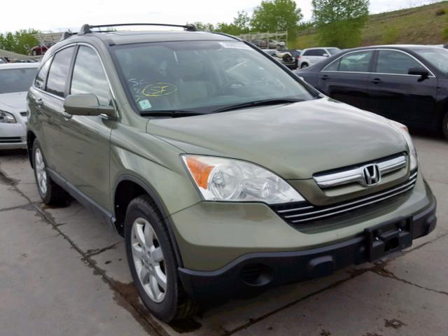 5J6RE48739L027717 - 2009 HONDA CR-V EXL GREEN photo 1