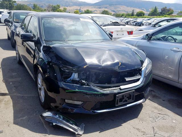 1HGCR3F89FA037683 - 2015 HONDA ACCORD EXL BLACK photo 1