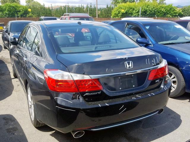 1HGCR3F89FA037683 - 2015 HONDA ACCORD EXL BLACK photo 3