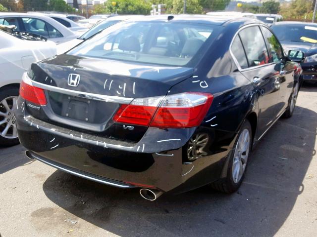 1HGCR3F89FA037683 - 2015 HONDA ACCORD EXL BLACK photo 4