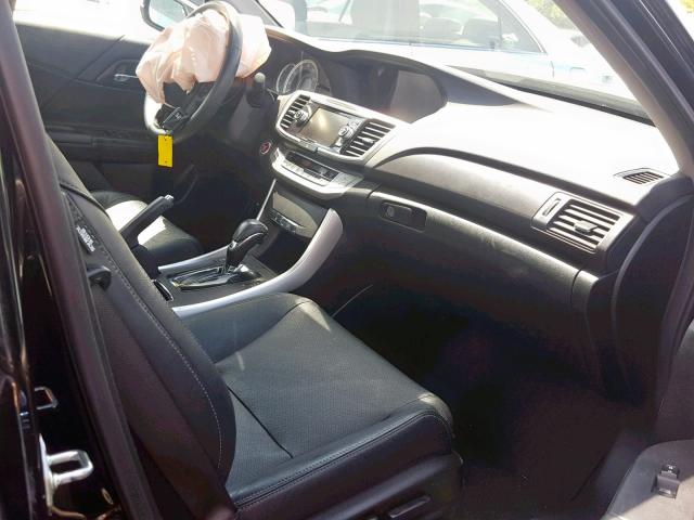 1HGCR3F89FA037683 - 2015 HONDA ACCORD EXL BLACK photo 5