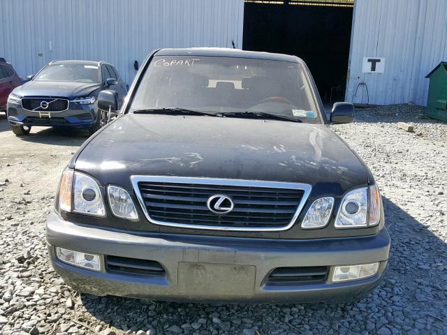 JT6HT00W6Y0120676 - 2000 LEXUS LX 470 BLACK photo 9