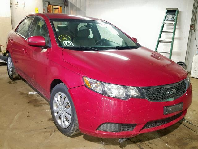 KNAFU4A29D5738214 - 2013 KIA FORTE EX RED photo 1