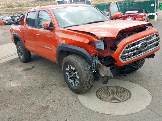 3TMCZ5AN9HM094317 - 2017 TOYOTA TACOMA DOU 橙色 照片 1