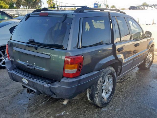 1J4GX48S52C127281 - 2002 JEEP GRAND CHER GRAY photo 4