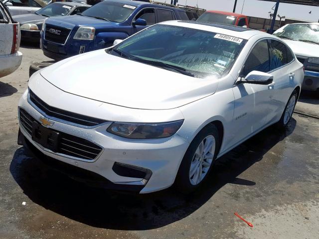 1G1ZJ5SU4GF287070 - 2016 CHEVROLET MALIBU HYB WHITE photo 2