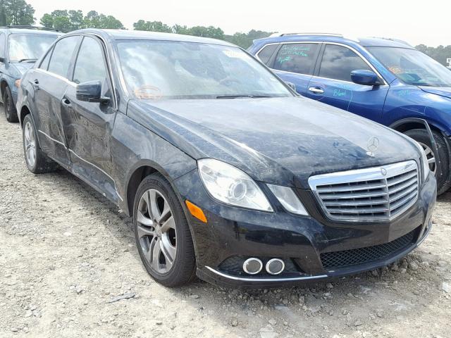 WDDHF5GB6BA263652 - 2011 MERCEDES-BENZ E 350 BLACK photo 1