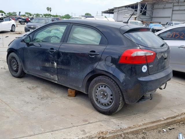 KNADM5A32D6151692 - 2013 KIA RIO LX BLUE photo 3