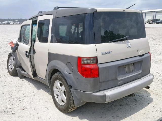 5J6YH28513L028376 - 2003 HONDA ELEMENT EX TAN photo 3