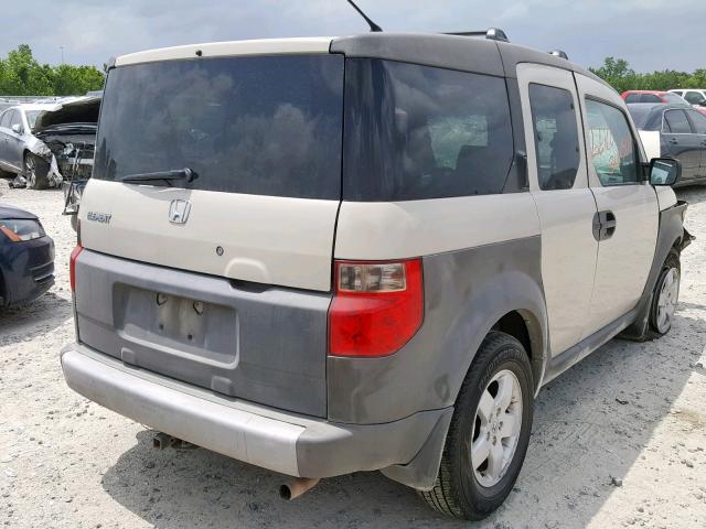 5J6YH28513L028376 - 2003 HONDA ELEMENT EX TAN photo 4