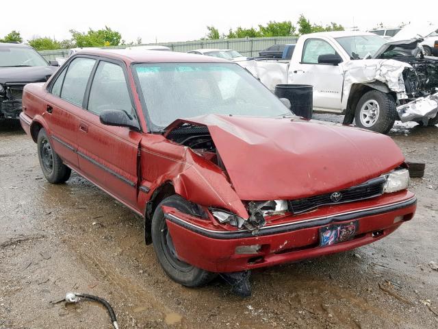 2T1AE97A0N0173457 - 1992 TOYOTA COROLLA LE RED photo 1