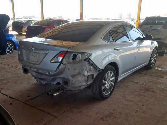 1YVHZ8DH0C5M17434 - 2012 MAZDA 6 I SILVER photo 4