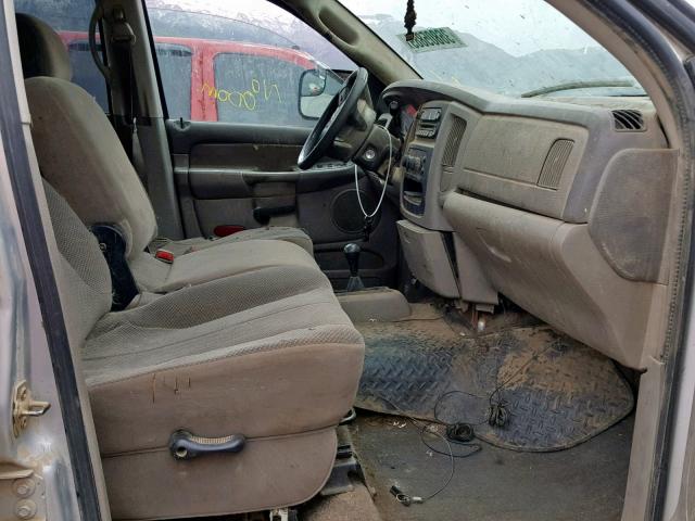 3D7KS28CX5G855259 - 2005 DODGE RAM 2500 S ვერცხლისფერი ფოტო 5