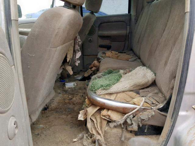 3D7KS28CX5G855259 - 2005 DODGE RAM 2500 S ვერცხლისფერი ფოტო 6