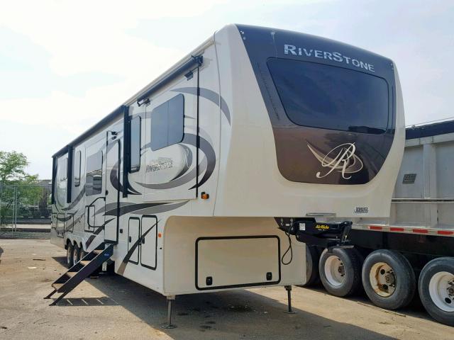 4X4FRSN36K5000955 - 2019 WILDWOOD 5TH WHEEL BROWN photo 1