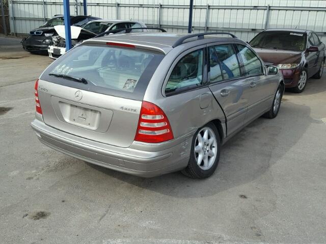 WDBRH81J83F390366 - 2003 MERCEDES-BENZ C 240 SPOR BEIGE photo 4