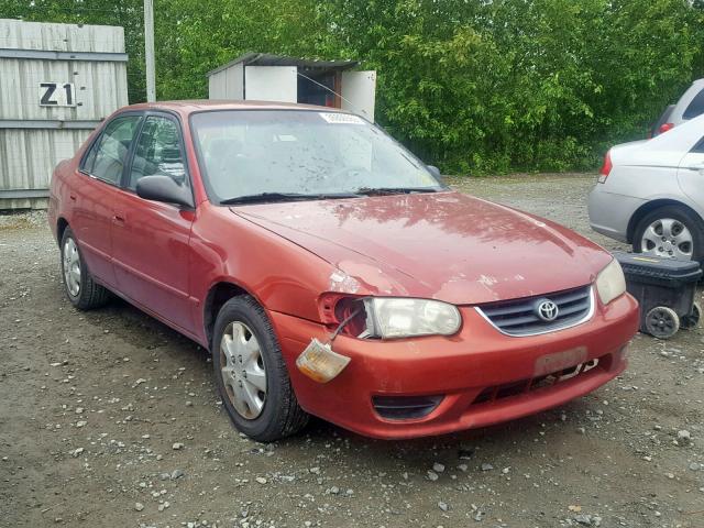 1NXBR12E71Z480637 - 2001 TOYOTA COROLLA CE RED photo 1