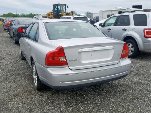 YV1TS91Z741359039 - 2004 VOLVO S80 T6 SILVER photo 3