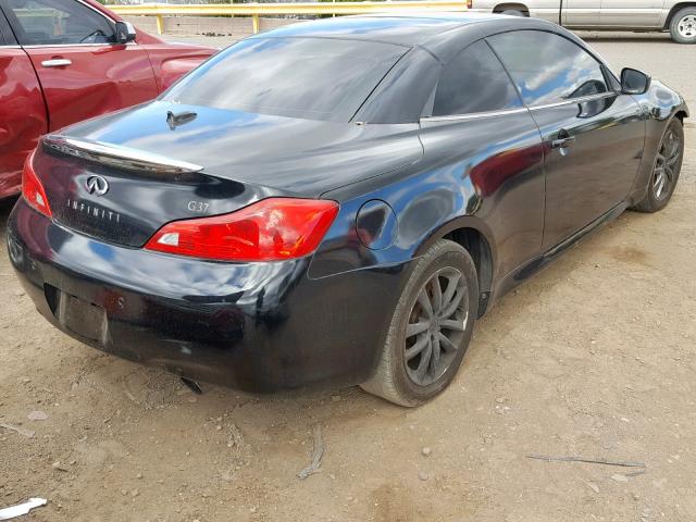 JN1CV6FE9AM353239 - 2010 INFINITI G37 BASE BLACK photo 4