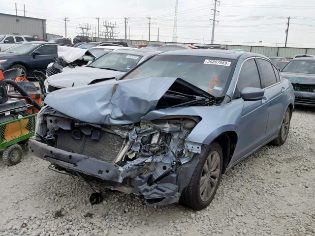 1HGCP2F84BA097641 - 2011 HONDA ACCORD EXL BLUE photo 2