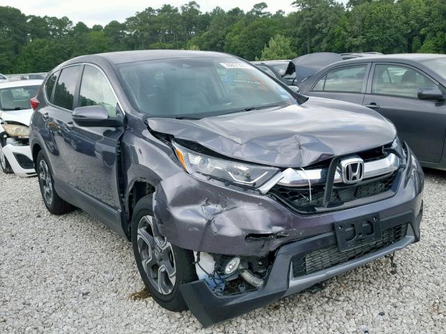 7FARW1H80JE025901 - 2018 HONDA CR-V EXL GRAY photo 1