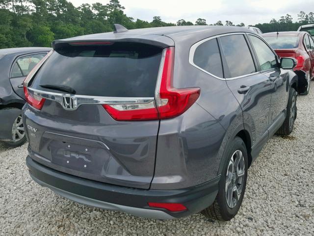 7FARW1H80JE025901 - 2018 HONDA CR-V EXL GRAY photo 4