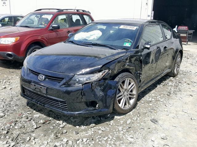 JTKJF5C74C3032647 - 2012 TOYOTA SCION TC BLACK photo 2